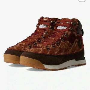 The North Face Back-To-Berkeley IV Boysenberry Geo Print High Pile Lace Boots 10